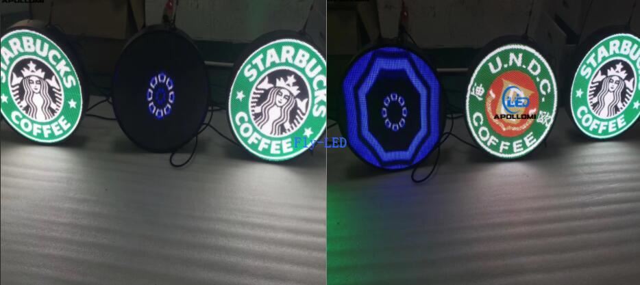 Round circle LED Display Fly LED LTD