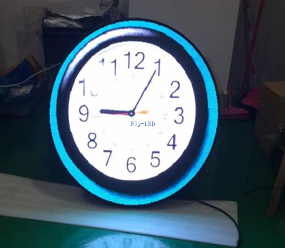 Clock led display screen flyLED LTD